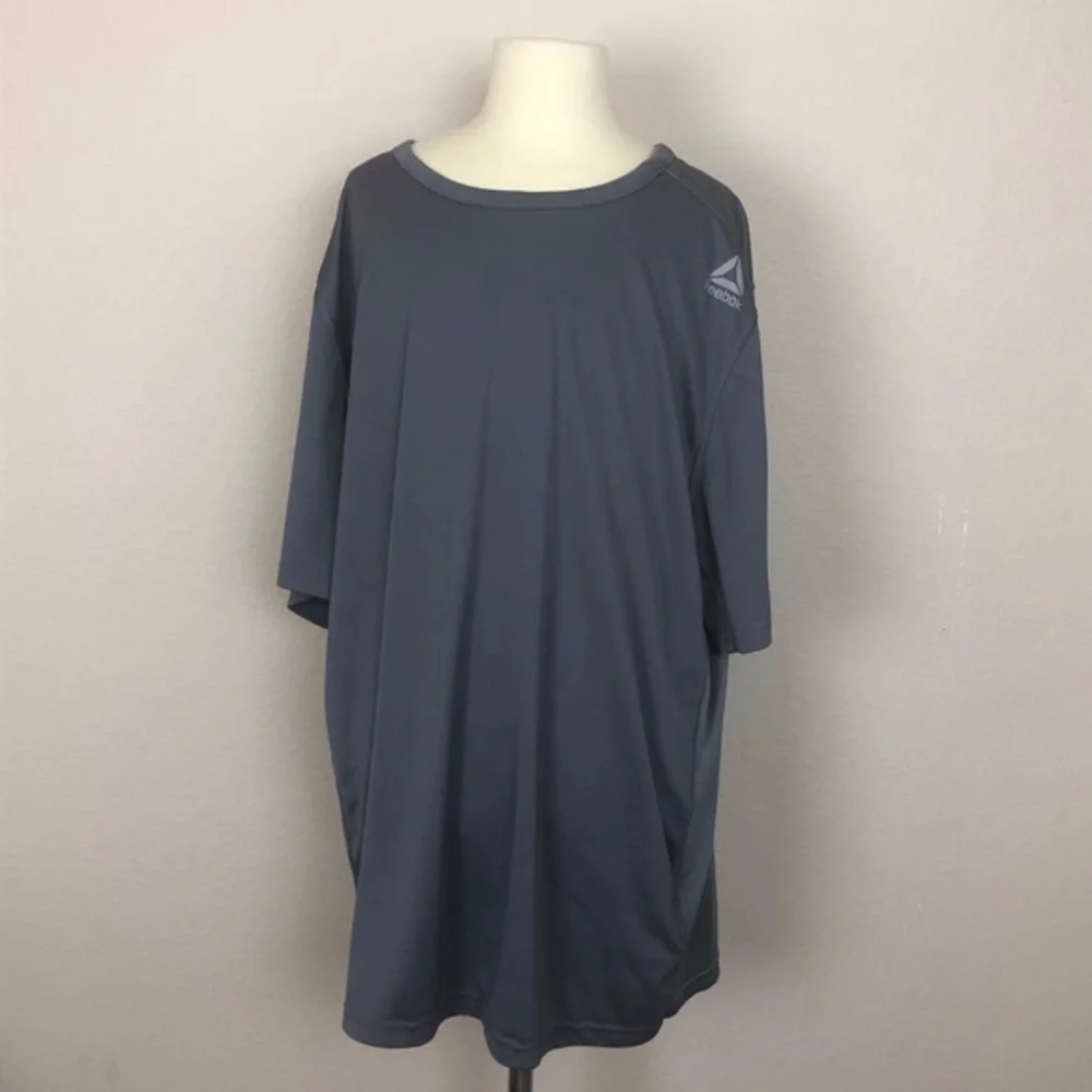 Reebok Gray Speedwick Tee T-shirt Top ((size XL))